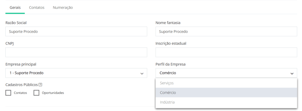 Formulário de cadastro