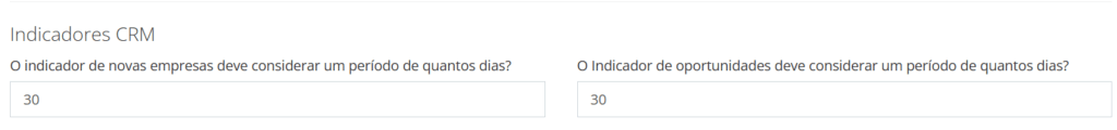 Indicadores CRM