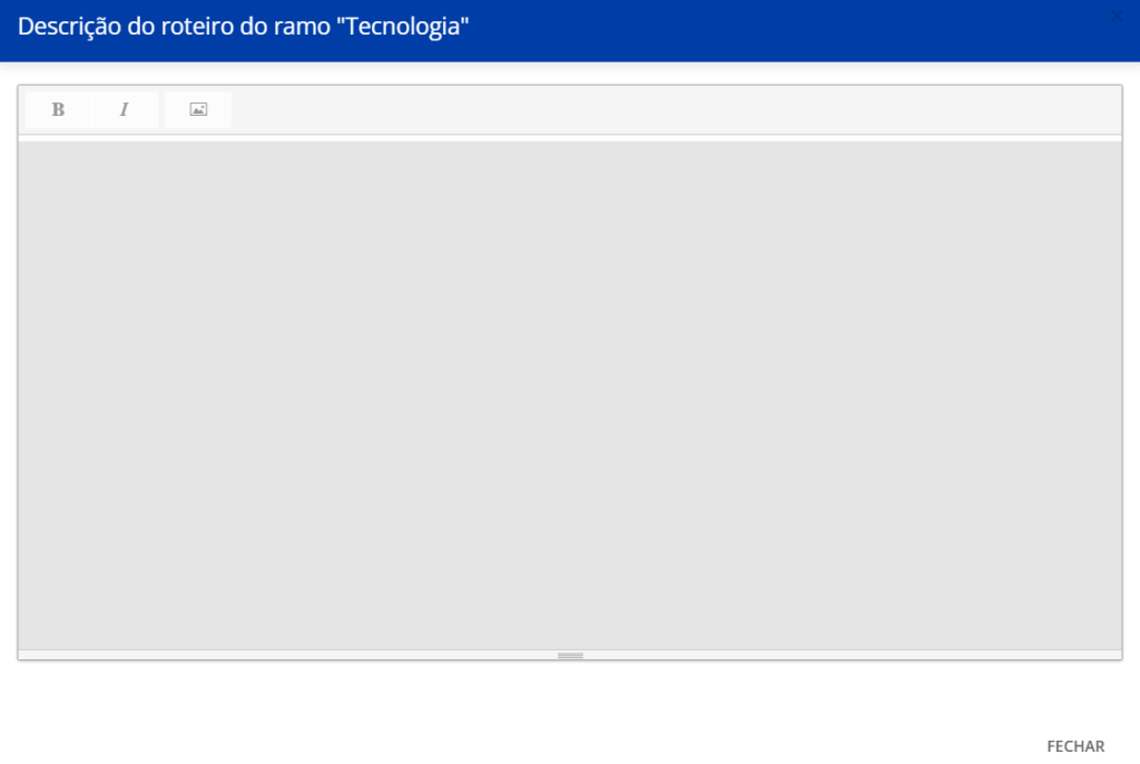 Visualizador do roteiro cadastrado