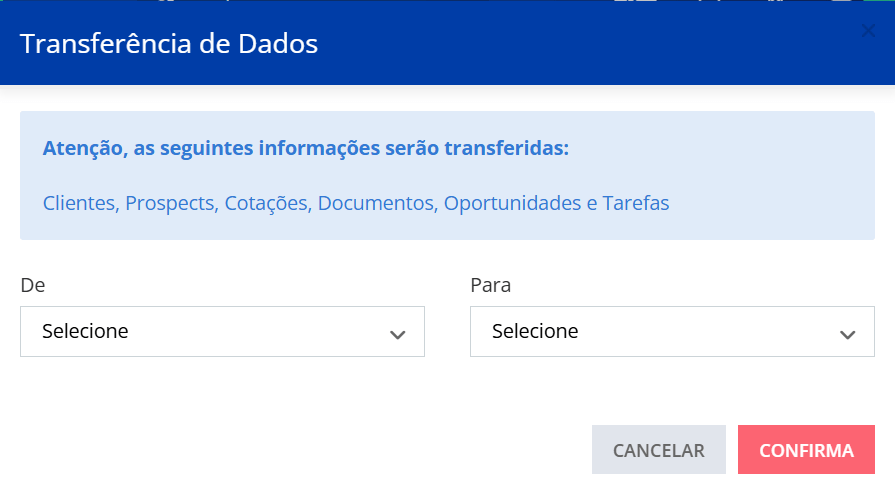 Transferência de dados