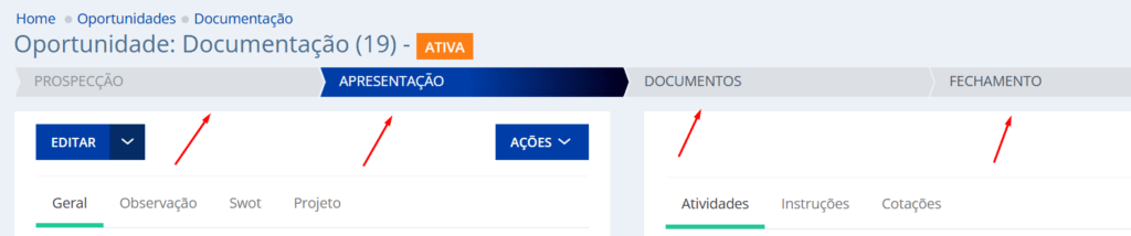 Processos de vendas